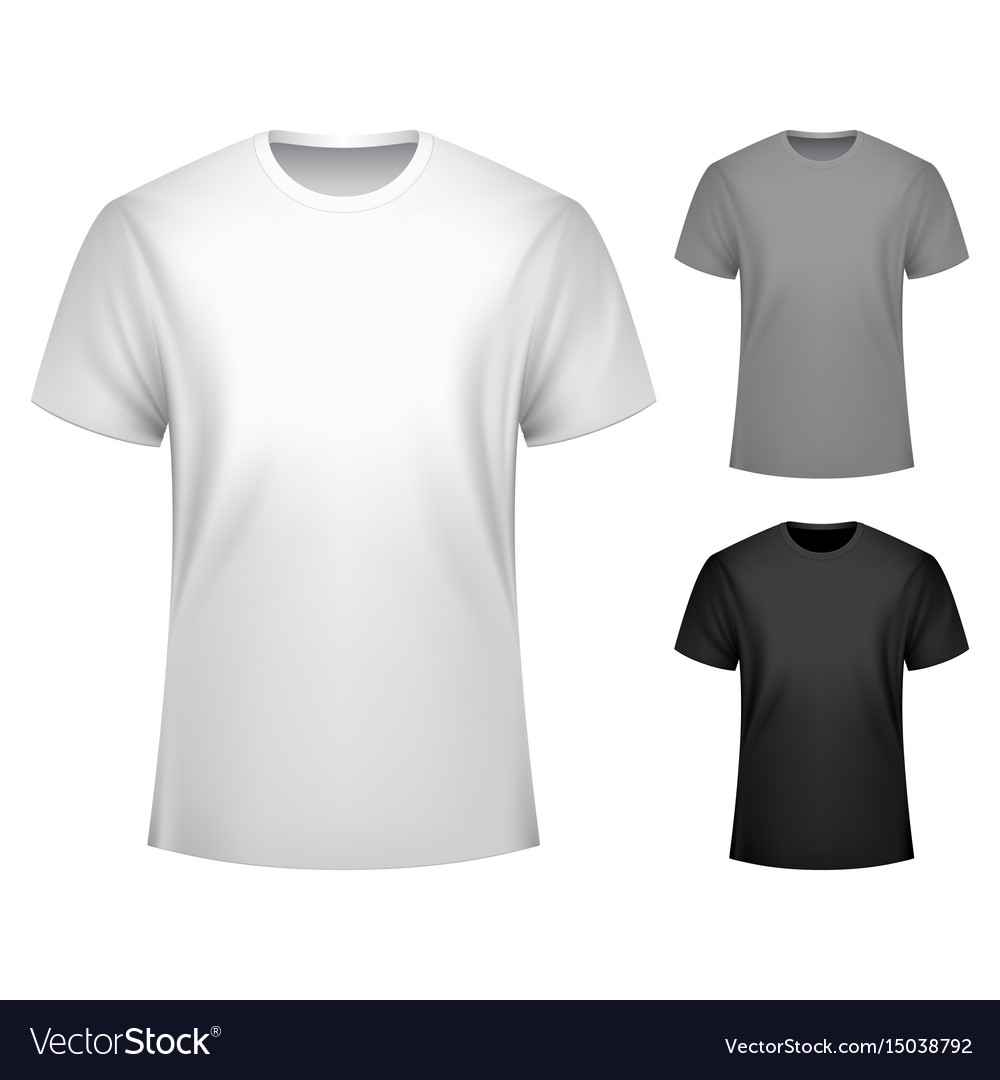 T-shirt templates vector